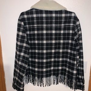 Kate Spade Rustic Plaid Jacket Size 